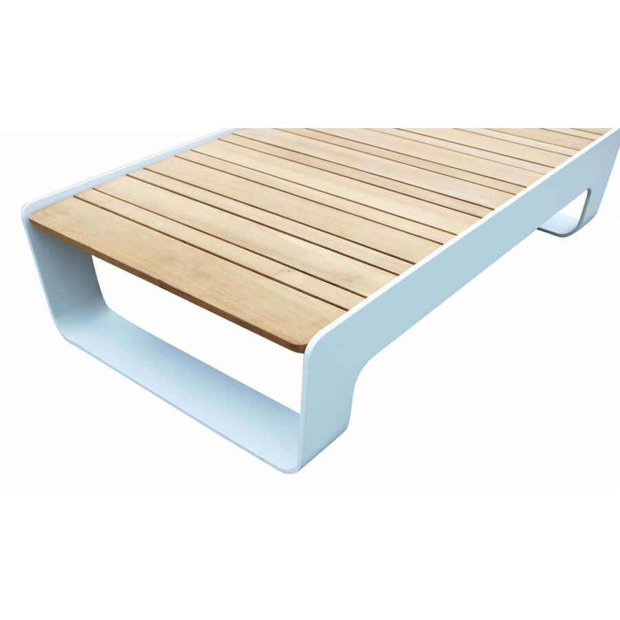 Salotto da Giardino 5 posti in Teak,Alluminio – LEWIN