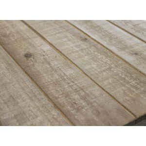 Madia Industrial con Portabottiglie in Acciaio,Legno cm 88x41x74,5 – REED
