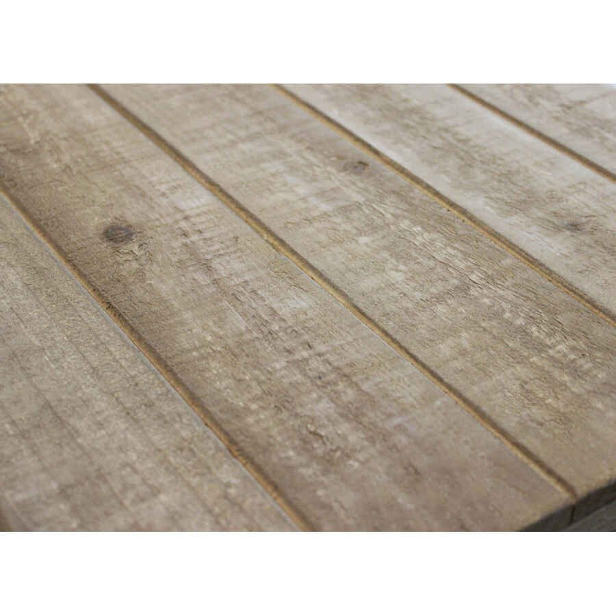 Madia Industrial con Portabottiglie in Acciaio,Legno cm 88x41x74,5 – REED