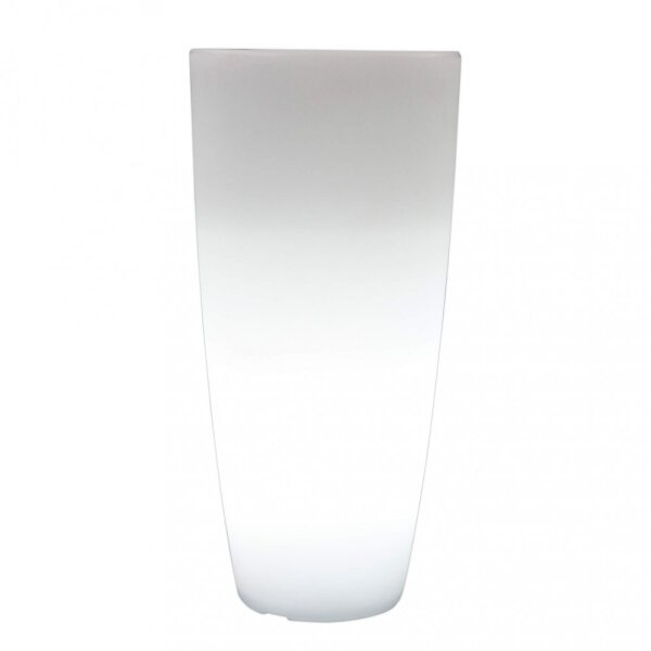 Vaso luminoso RGB con pannello solare cm 33x33x70 – LUCIUS