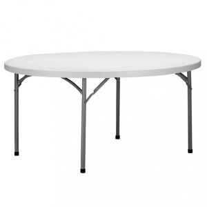 Tavolo Catering Rotondo Pieghevole e ABS cm 150 – CATE