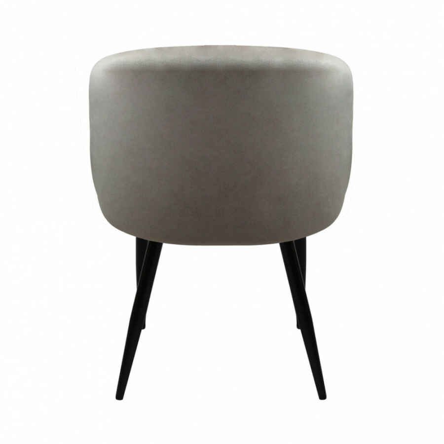 Poltrona per Sala da Pranzo in Velluto,Metallo cm 50x46x83 – TIGER