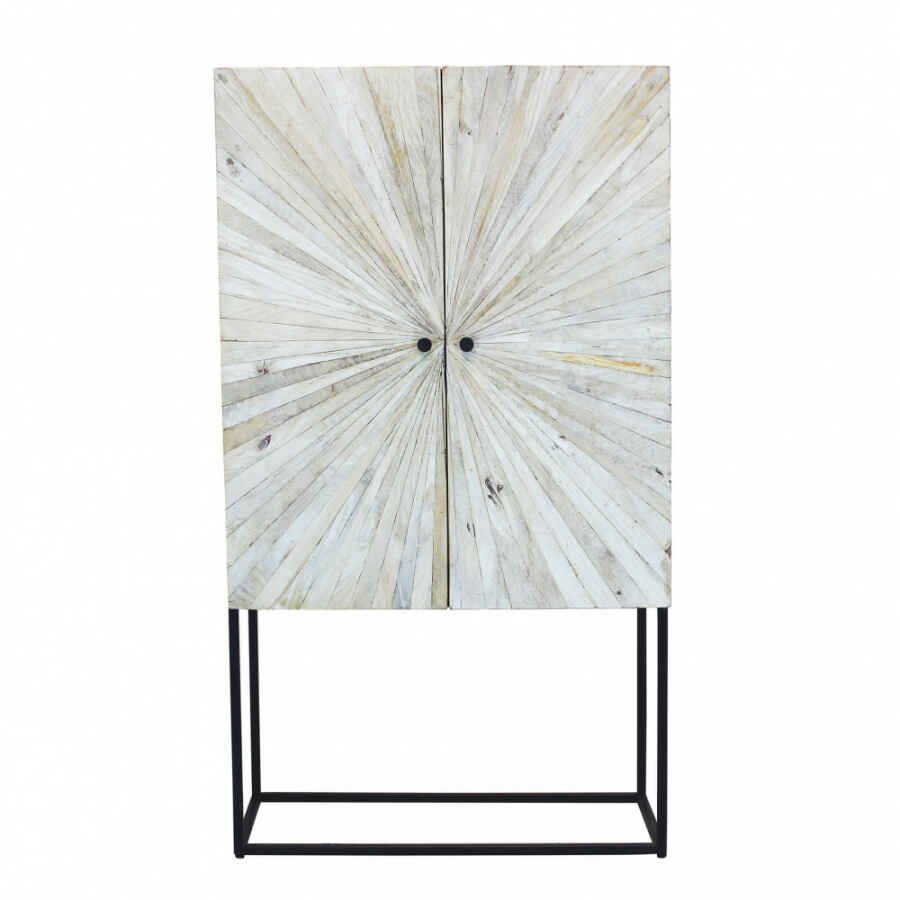 Dispensa 4 ante in Legno,Metallo cm 90x40x160 – ALPHONZO