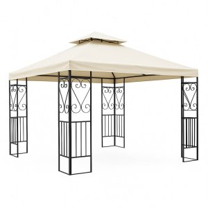 Gazebo da Giardino 3x3 in acciaio con antivento - KALI