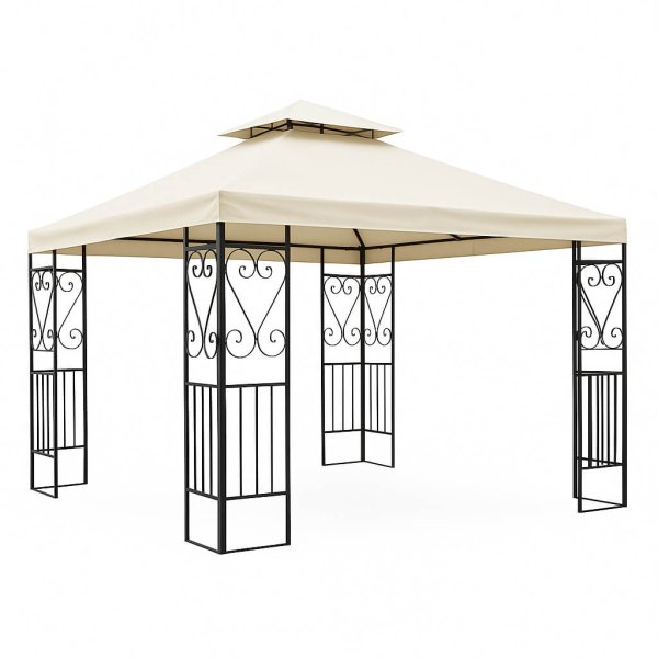 Gazebo da Giardino 3×3 in acciaio con antivento – KALI