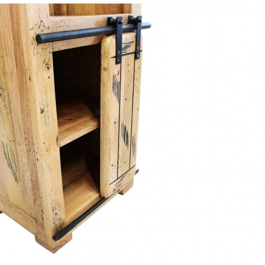 Libreria per soggiorno Industrial in Legno cm 50x40x180 – RICK