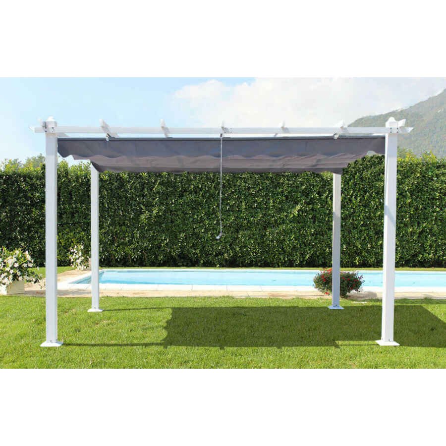 Gazebo da Giardino 3×3 in alluminio,poliestere – DRAKE