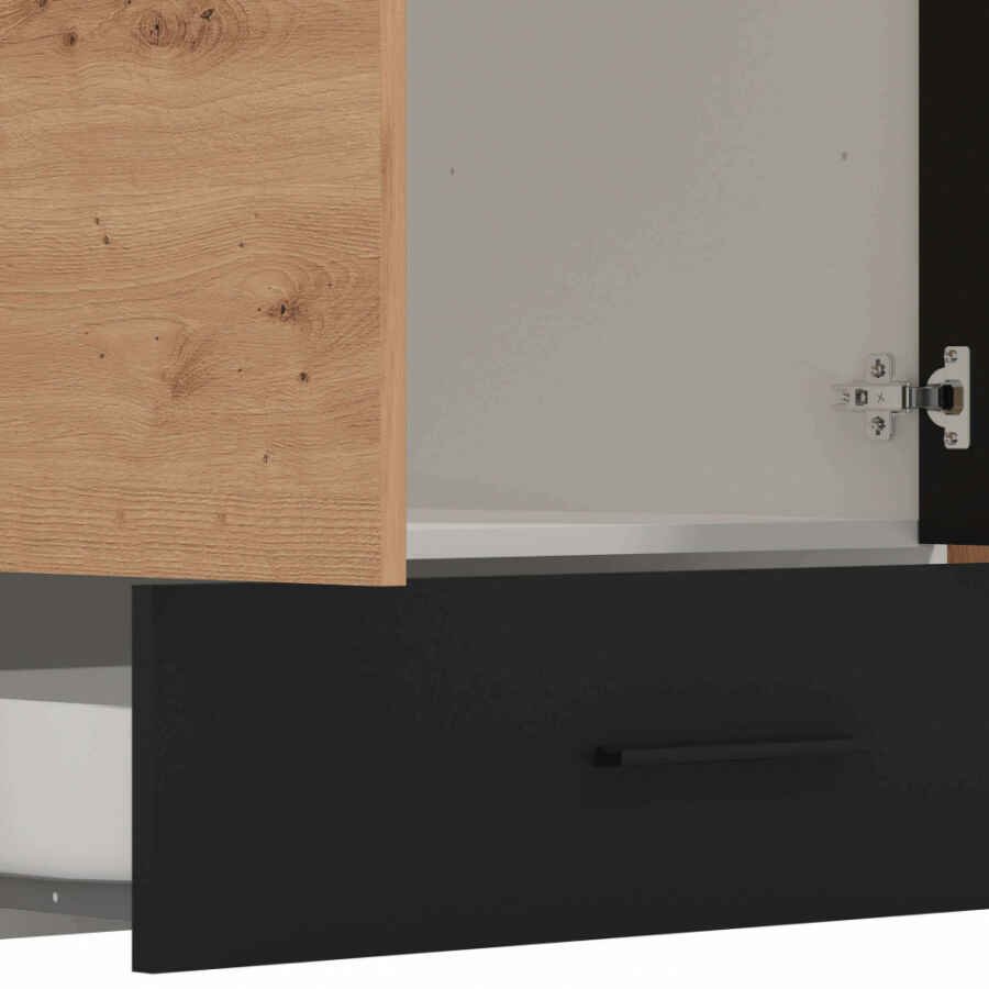 armadio tre ante moderno minimal in legno cm 119 x 53 x 203,7 h – CAD