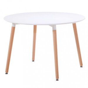 Tavolo da Pranzo Rotondo con piano in ABS cm 120 – LYON