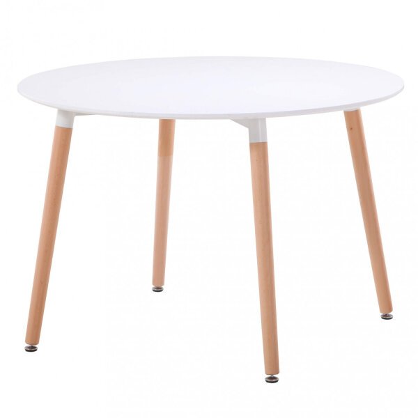 Tavolo da Pranzo Rotondo con piano in ABS cm 120 – LYON