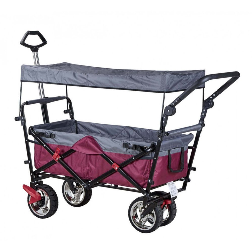 Carrello da spiaggia con tettuccio in Acciaio cm 139x103x51 – BENJAMIN