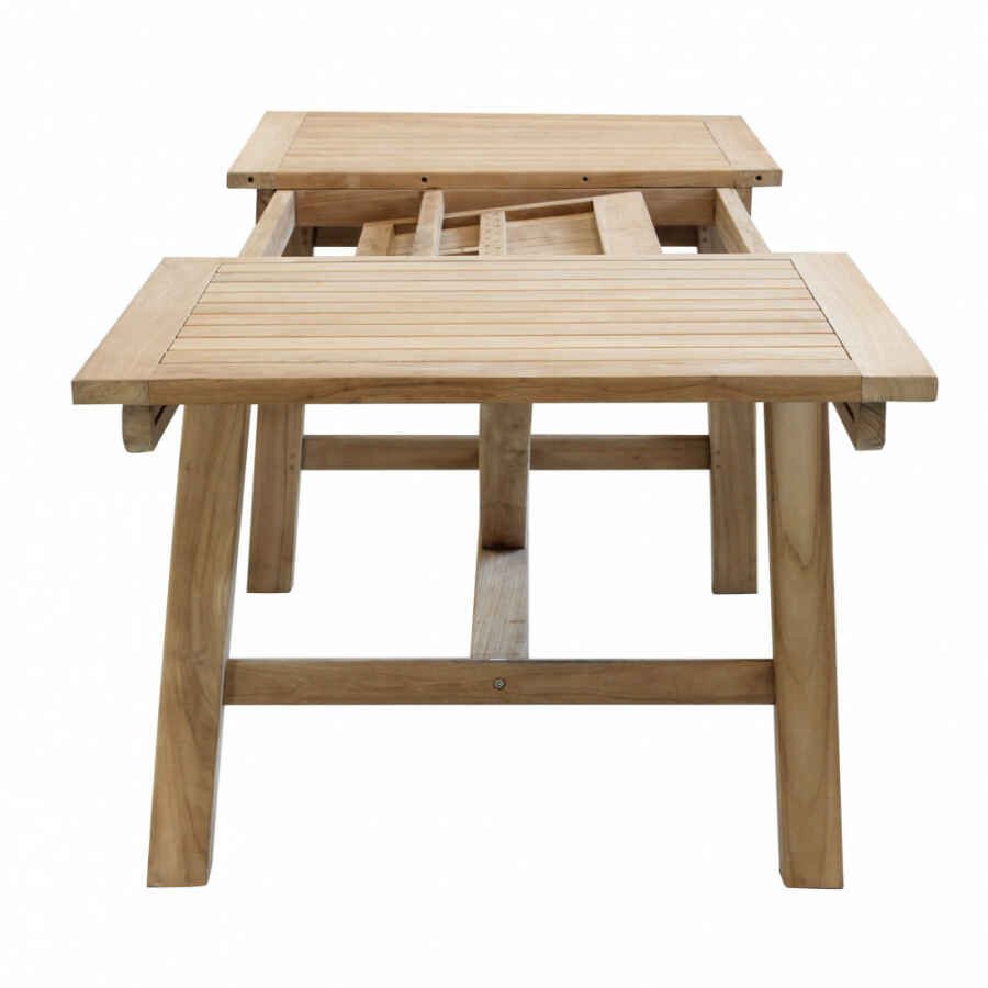 Tavolo da Giardino Allungabile in Teak 160-240×90 – THOR