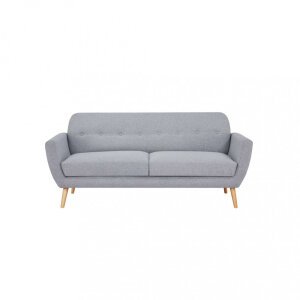 Divano tre posti Scandinavo in Tessuto cm 193x79x86 – SILENTE