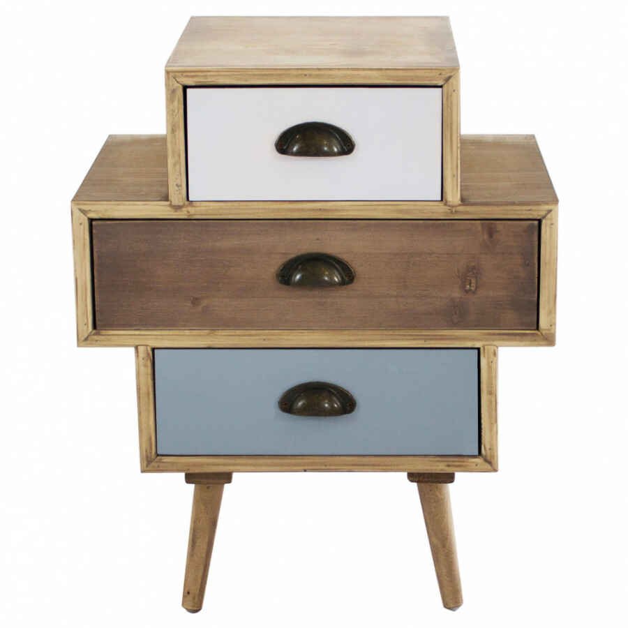 Mobiletto multicolor in Legno,MDF cm 50x35x30 – GILBERT