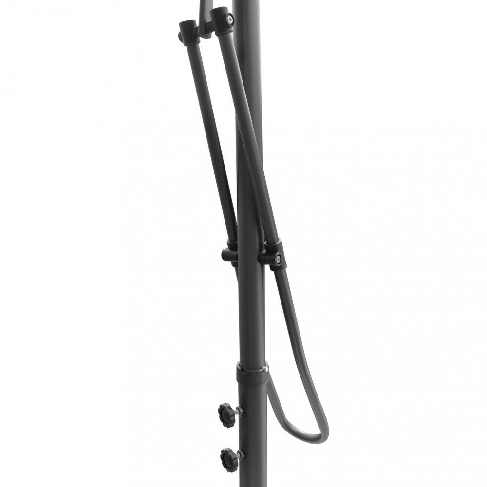 Ombrellone da Giardino decentrato 2,5×2,5 in acciaio,poliestere – MUSON