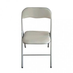 Sedia Pieghevole Salvaspazio in Acciaio,PVC cm 44x45x79 – SLIM