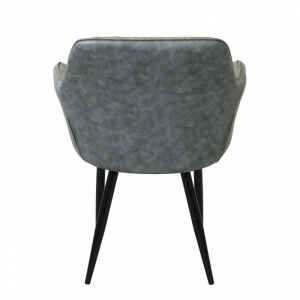 Poltrona per Sala da Pranzo in Ecopelle,Metallo cm 48x62x83 – ROBIN