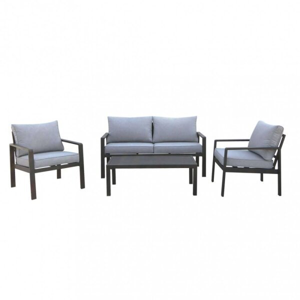 Salotto da Giardino 4 posti in Alluminio,Poliestere cm 64x70x68 – MICHAEL