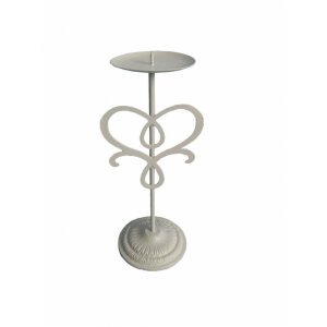 Porta candela stile provenzale verniciato in Acciaio cm 10x10x36 – OSBORNE