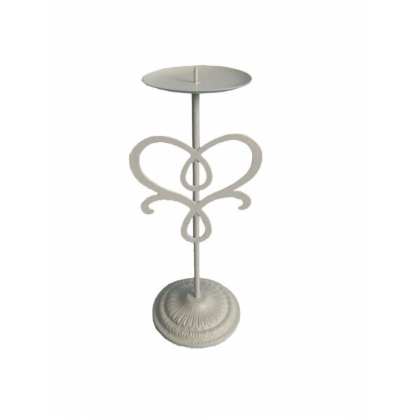 Porta candela stile provenzale verniciato in Acciaio cm 10x10x36 – OSBORNE