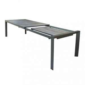 Tavolo da Giardino piano in Ceramica in Alluminio,Gress cm 175×100,5×75 – FALK