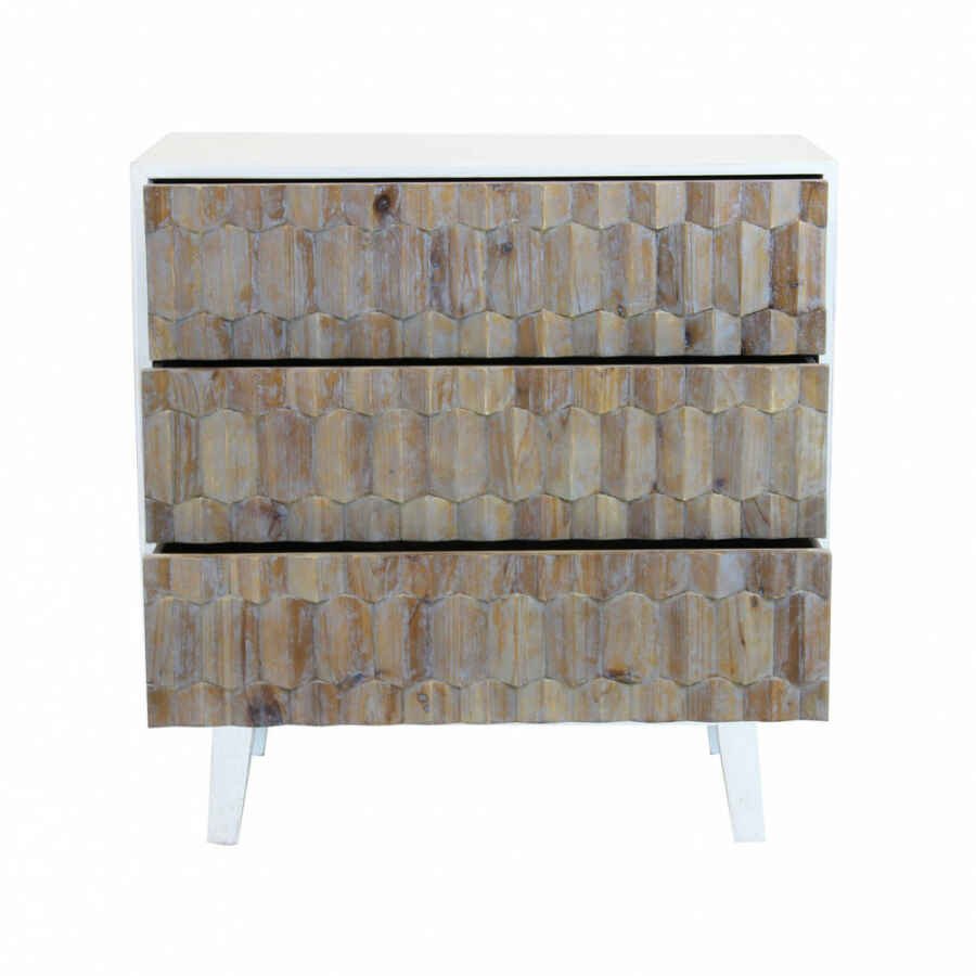 Cassettiera per soggiorno moderna in Legno cm 88x45x89 – FLETCHER
