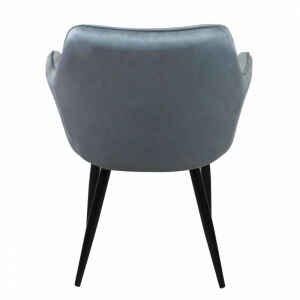 Poltrona per Sala da Pranzo in Velluto,Metallo cm 48x62x83 – CALLIOPE