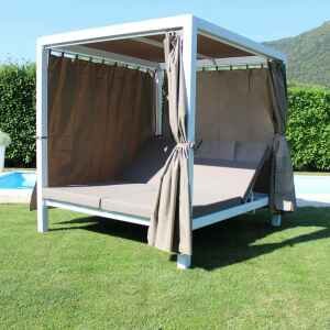 Gazebo Letto in Alluminio cm 209×188,5×206 – RICH