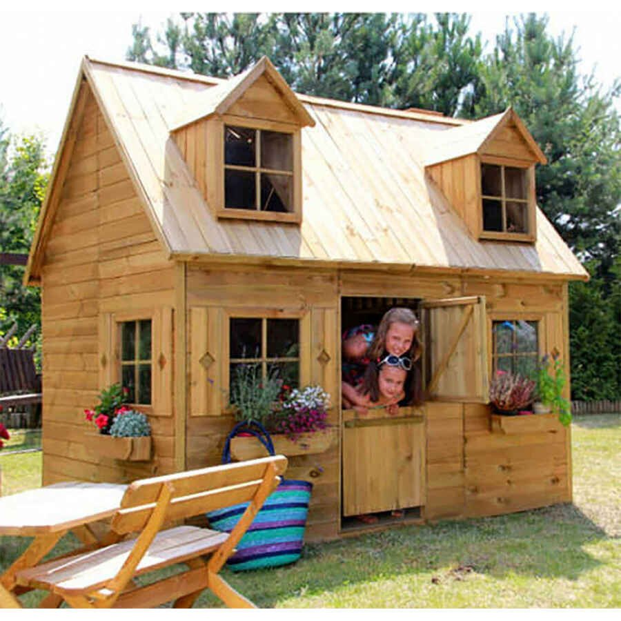 Casetta per bambini in Legno cm 161x248x218 – DAVE