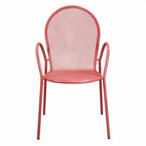 Poltrona da Giardino Impilabile in Acciaio cm 51x61x90 – JOEL