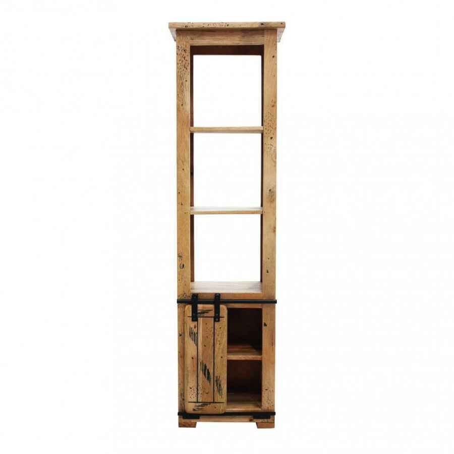 Libreria per soggiorno Industrial in Legno cm 50x40x180 – RICK