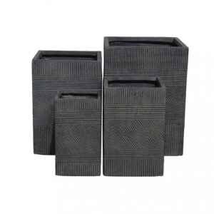 Set di vasi in Fibra sintetica cm 37x37x51 – QUINCEY