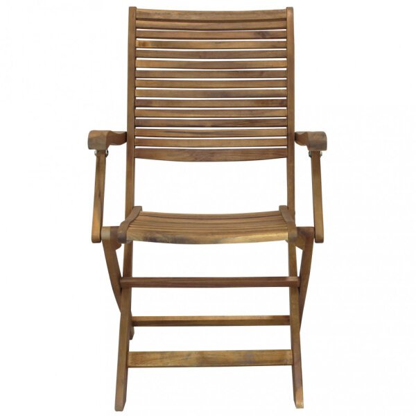 Poltrona da Giardino Pieghevole in Legno,Acacia cm 55x64x94 – HAL