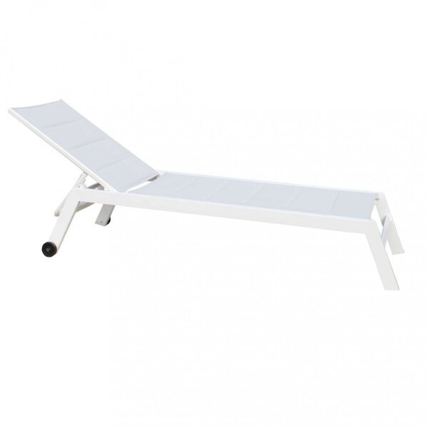Lettino prendisole da Giardino in Alluminio,Textilene cm 198x61x95 – DAVID
