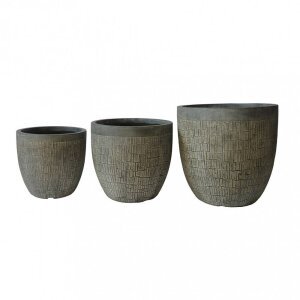 Set di vasi in Fibra sintetica cm 44x44x44 – STIRLING