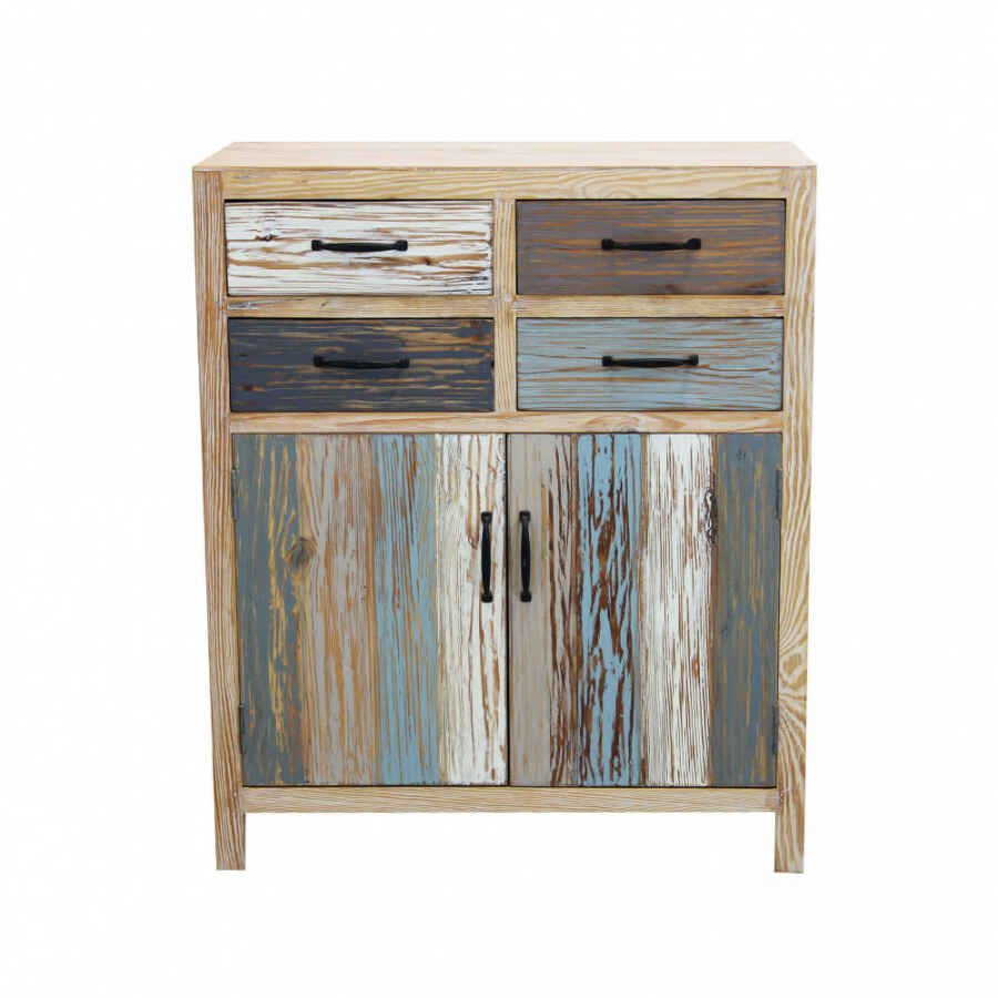Credenza colorato in Legno cm 78x39x93 – FREDDY