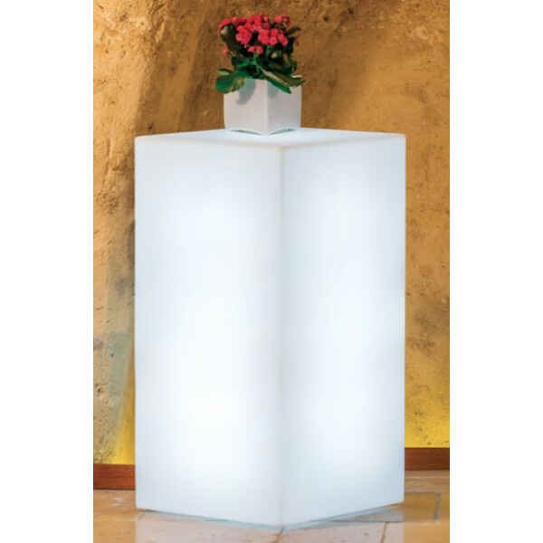 Cubo luminoso RGB con pannello solare cm 40x40x80 – DARIN