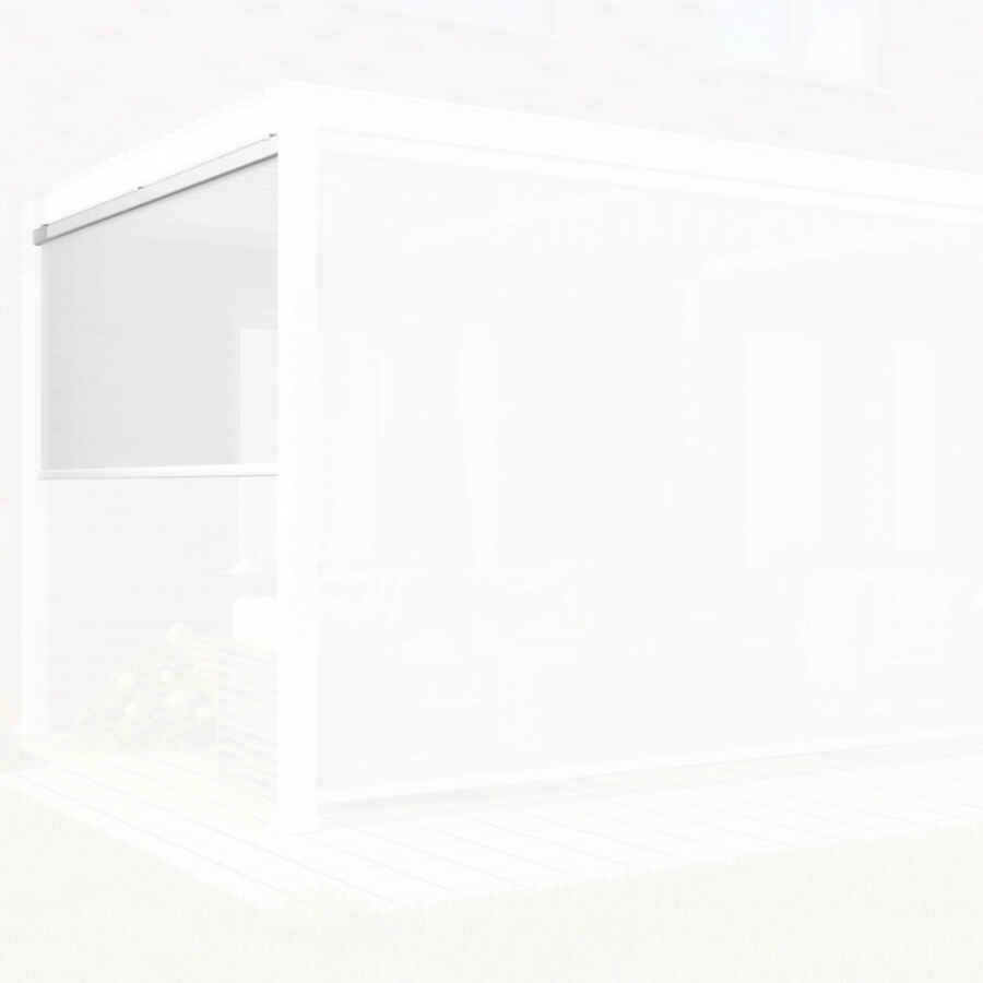 Parete laterale da 3 m per pergola in alluminio,textilene – JAMEY