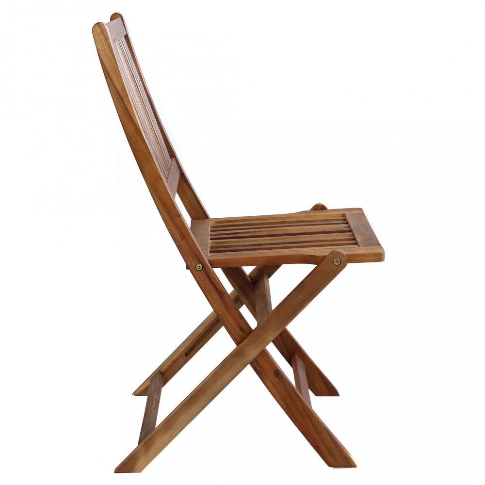 Sedia da Giardino Pieghevole in Legno,Acacia cm 46x56x89 – MORT
