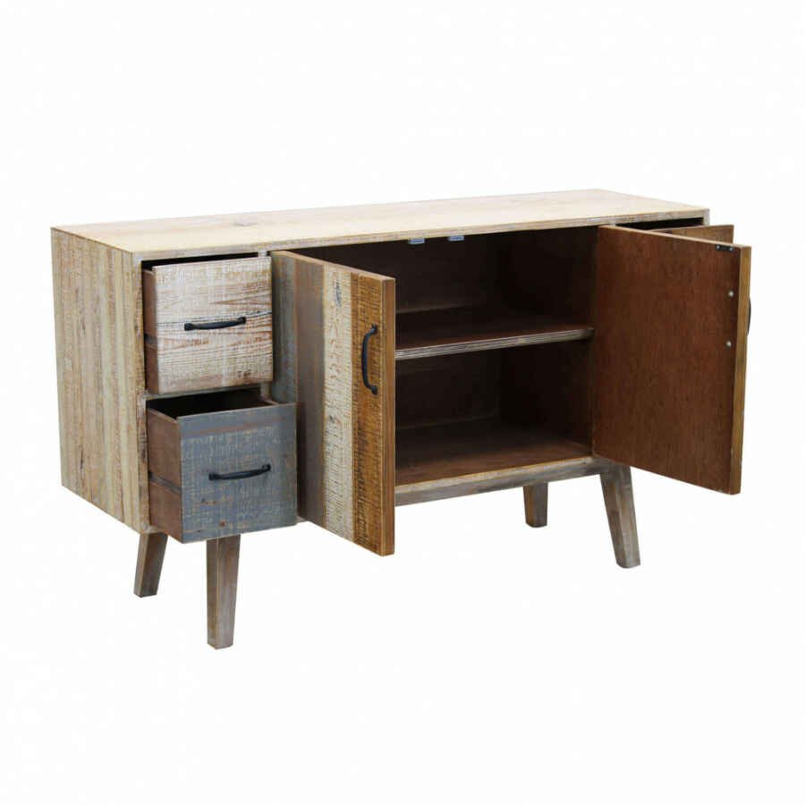 Credenza colorato in Legno cm 131x40x77 – FREDDY