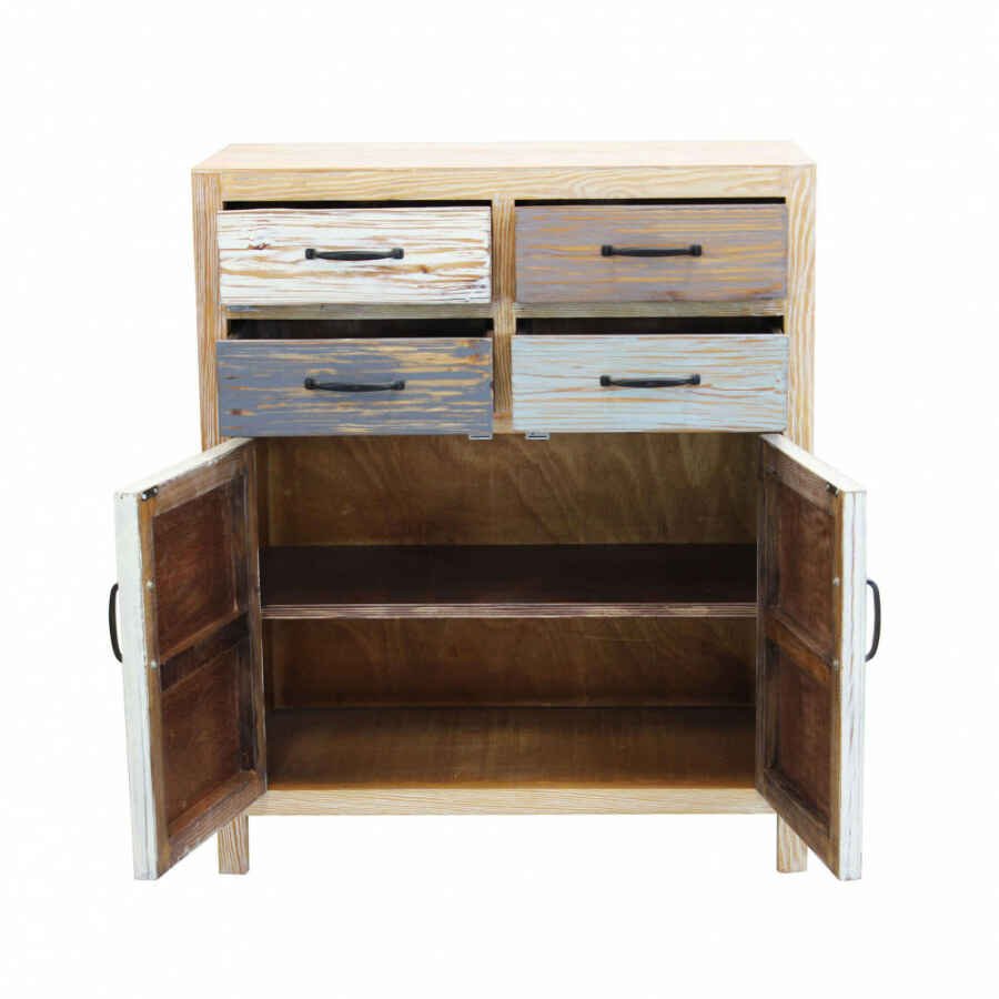 Credenza colorato in Legno cm 78x39x93 – FREDDY