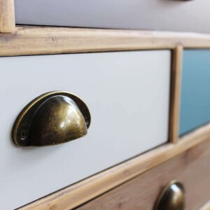 Mobiletto 10 cassetti in Legno cm 80×36,5×73,5 – LAYTON