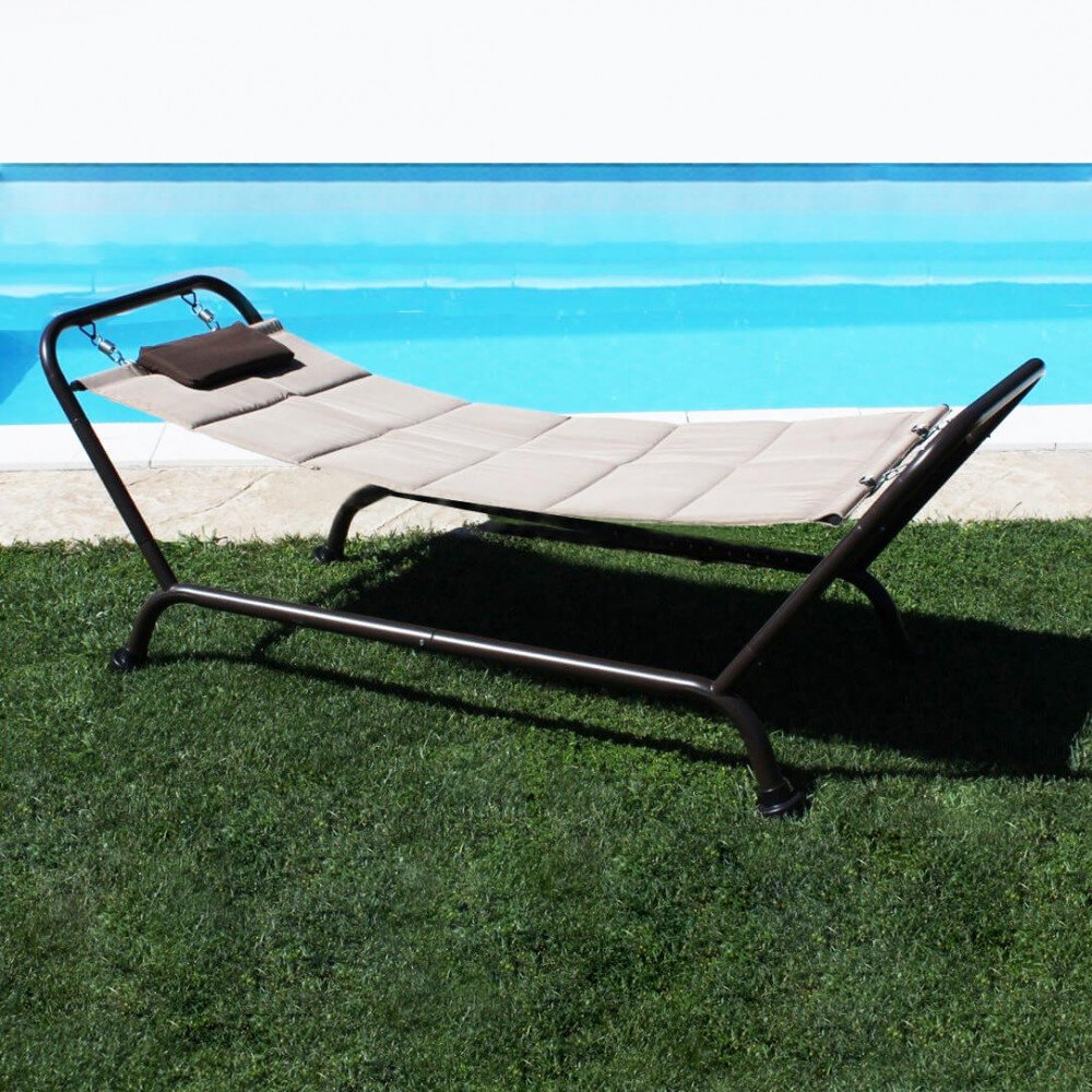 Amaca da Giardino con struttura in Acciaio cm 230x98x82 – BARNABAS