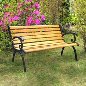 Panca da giardino in ghisa e in Legno,Ghisa cm 126x77x60 – GOSSE