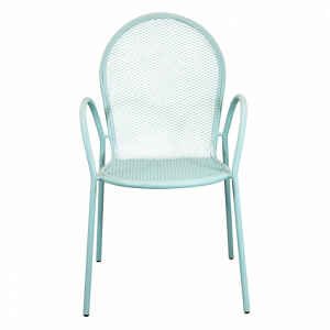 Poltrona da Giardino Impilabile in Acciaio cm 51x61x90 – JOEL