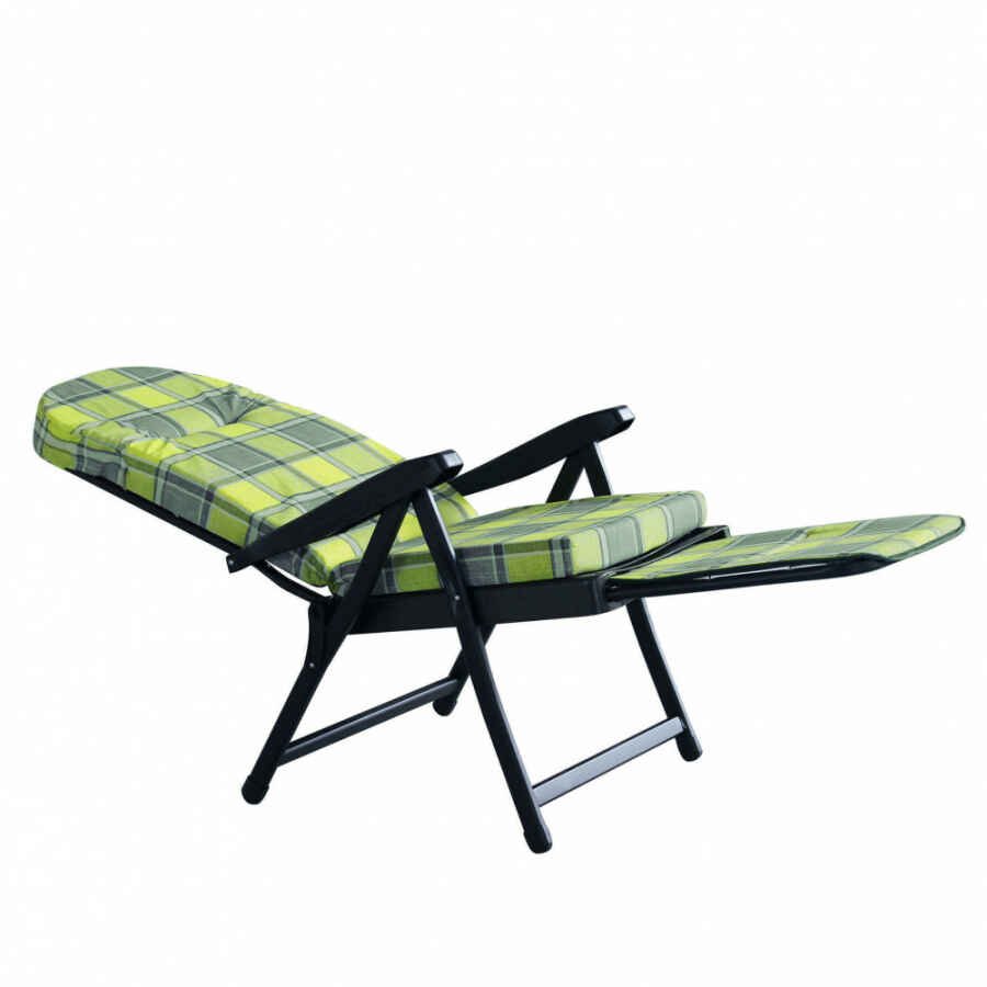 Poltrona Sdraio relax reclinabile in Tessuto cm 155x60x60 – QUENTIN
