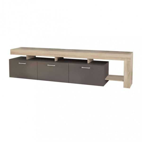 Porta tv di design con 3 cassetti in Truciolare cm 220x40x52 – WALDO