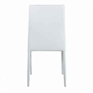 Sedia da Pranzo Moderna in Ecopelle,Acciaio cm 41x43x90 – RACHEL