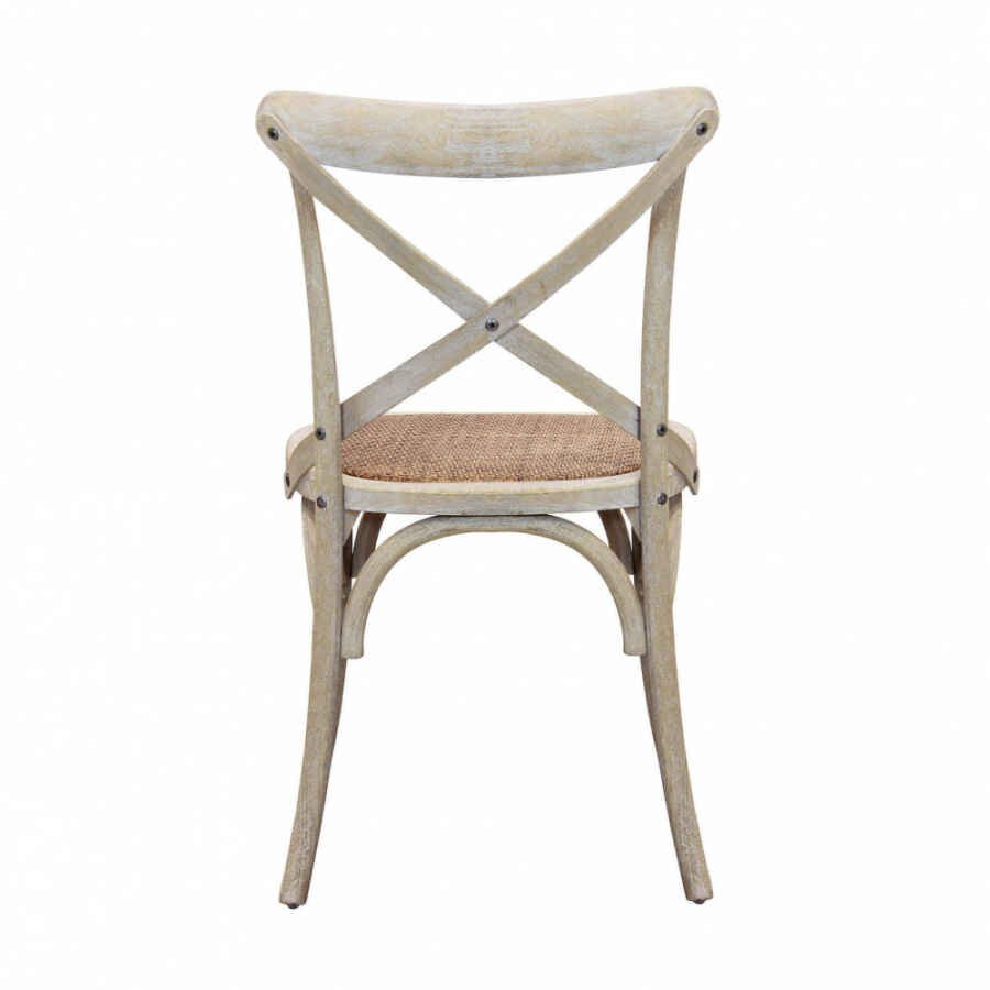 Sedia Vintage per Sala da Pranzo in Legno cm 46x42x87 – CROSS