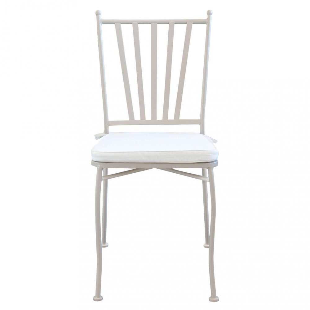 Sedia da Giardino con cuscino in Acciaio cm 41x53x90 – NEVIL